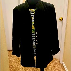 Ladies’ Fully Lined Day Or Evening Black XL Jacket. Wash Cold, Do not Dry Clean